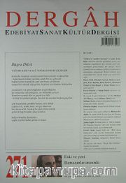 Dergah Edebiyat Sanat Kültür Dergisi Sayı:271 Eylül 2012