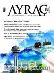 Ayraç Aylık Kitap Tahlili ve Eleştiri Dergisi Sayı:36 Yıl: Ekim 2012