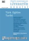 Türkiye Araştırmaları Literatür Dergisi 2008 cilt6 Sayı: 12