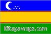 Karakalpak Bölgesi (Özbekistan) Bayrağı (20x30)