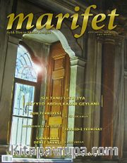 Marifet Aylık İlim ve Kültür Dergisi Sayı:6 Mart 2013
