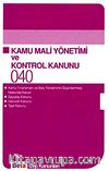 Kamu Mali Yönetimi ve Kontrol Kanunu / Cep Kanunları 040