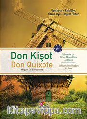 Don Kişot (Kitap+Cd) <br /> Yabancılar İçin Türkçe Okuma Kitabı