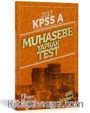 2017 KPSS A ve Tüm Kurum Sınavlarına Yönelik Muhasebe Yaprak Test