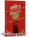2017 KPSS A ve Tüm Kurum Sınavlarına Yönelik Maliye Yaprak Test