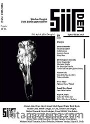 Şiirden İki Aylık Şiir Dergisi Sayı:19 Eylül - Ekim 2013