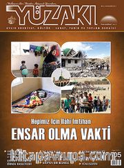 Yüzakı Aylık Edebiyat, Kültür, Sanat, Tarih ve Toplum Dergisi/Sayı:105 Kasım 2013