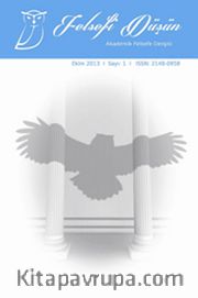 Felsefi Düşün Akademik Felsefe Dergisi Sayı:1 Ekim 2013