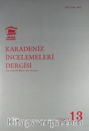 Karadeniz İncelemeleri Dergisi Sayı:13 Güz 2012