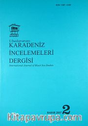 Karadeniz İncelemeleri Dergisi Sayı:2 Bahar 2007