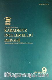 Uluslararası Karadeniz İncelemeleri Dergisi Sayı:9 Güz 2010