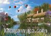 Old River Cottage Puzzle 1000 Parça (Kod:11272)