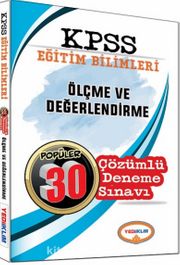 2017 KPSS Eğitim Bilimleri Ölçme ve Değerlendirme Popüler 30 Çözümlü Deneme Sınavı