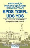 KPDS TOFEL ÜDS YDS & Sınavlar İçin İngilizce Eşanlamlı Kelime Kartları