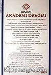 Sayı:31 Bahar 2007 Ekev Akademi Dergisi