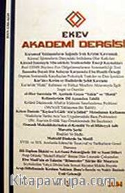 Sayı:20 Yaz 2004 Ekev Akademi Dergisi