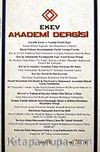 Sayı:18 Kış 2004 Ekev Akademi Dergisi