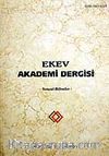 Sayı:2 Güz 2001 Ekev Akademi Dergisi