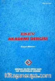 Sayı:3 Kasım 1999 Ekev Akademi Dergisi