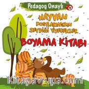 Hayvan Dostlarımızın Sevdiği Yiyecekler Boyama Kitabı