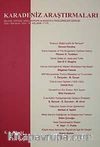 Karadeniz Araştırmaları/Balkan,Kafkas,Doğu  Avrupa ve Anadolu İncelemeleri Dergisi/Sayı:16 Kış 2008