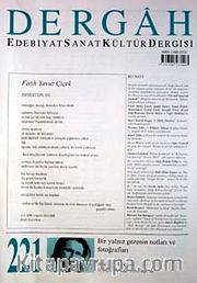 Dergah Edebiyat Sanat Kültür Dergisi Temmuz 2008 Sayı:221