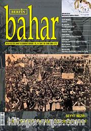 Berfin Bahar Aylık Kültür Sanat ve Edebiyat Dergisi Ekim 2008 / 128 Sayı