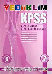 KPSS Genel Yetenek-Genel Kültür Dergisi-7