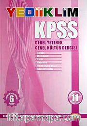 KPSS Genel Yetenek-Genel Kültür Dergisi-11