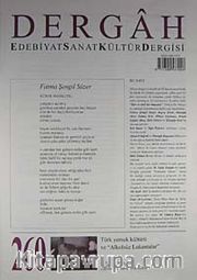 Dergah Edebiyat Sanat Kültür Dergisi Sayı:260 Ekim 2011