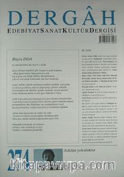Dergah Edebiyat Sanat Kültür Dergisi Sayı:274 Aralık 2012