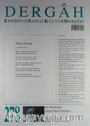 Dergah Edebiyat Sanat Kültür Dergisi Sayı:278 Nisan 2013