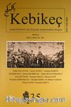 Sayı:35 / 2013-Kebikeç-İnsan Bilimleri İçin Kaynak Araştırmaları Dergisi