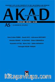 AKAD Akademik Kaynak Dergisi Güz 2013/2