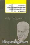 Bahtiyar Vahapzade Anısına 1. Uluslararası Türk Dili ve Edebiyatları Öğretimi Sempozyumu 21-24 Ekim 2010