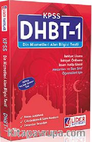2014 KPSS DHBT-1 Din Hizmetleri Alan Bilgisi Testi (DH-111-BT)