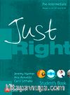 Just Right Pre-Intermediate Student's Book + CD