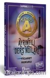 2017 KPSS A Grubu Ticaret Hukuku Ayrıntılı Ders Notları 