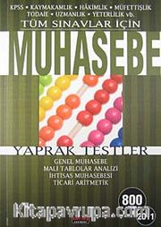 2011 KPSS Muhasebe Yaprak Testler 800 Soru