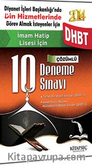 2014 DHBT İmam Hatip Lisesi İçin Çözümlü 10 Deneme Sınavı