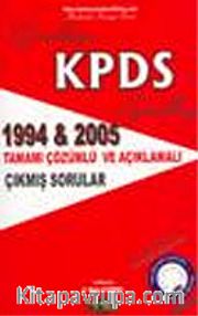 Goodbye KPDS 1994 ve 2005 Tamamı Çözümlü ve Açıklamalı Çıkmış Sorular