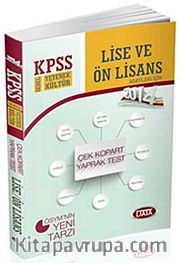 2014 KPSS Genel Yetenek Genel Kültür Lise ve Ön Lisans Çek Kopart Yaprak Test