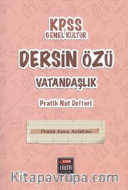 KPSS Genel Kültür Dersin Özü Vatandaşlık Pratik Not Defteri