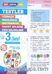 3. Sınıf Test Çek-Kopar-Çöz