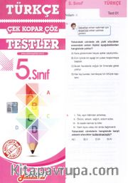 5. Sınıf Türkçe Test Çek-Kopar-Çöz
