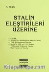 Stalin Eleştirileri Üzerine