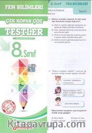 8. Sınıf Fen Bilimleri Test Çek-Kopar-Çöz