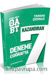 2017 ÖABT Coğrafya Öğretmenliği Tamamı Çözümlü 7 Deneme 
