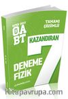 2017 ÖABT Fizik Öğretmenliği Tamamı Çözümlü 7 Deneme