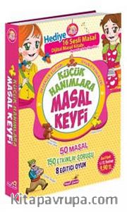 Küçük Hanımlara Masal Keyfi <br /> (Değerler Eğitimi ve Oyun Etkinlikleri (50 Masal- 150 Etkinlik- 8 Eğitici Oyun)